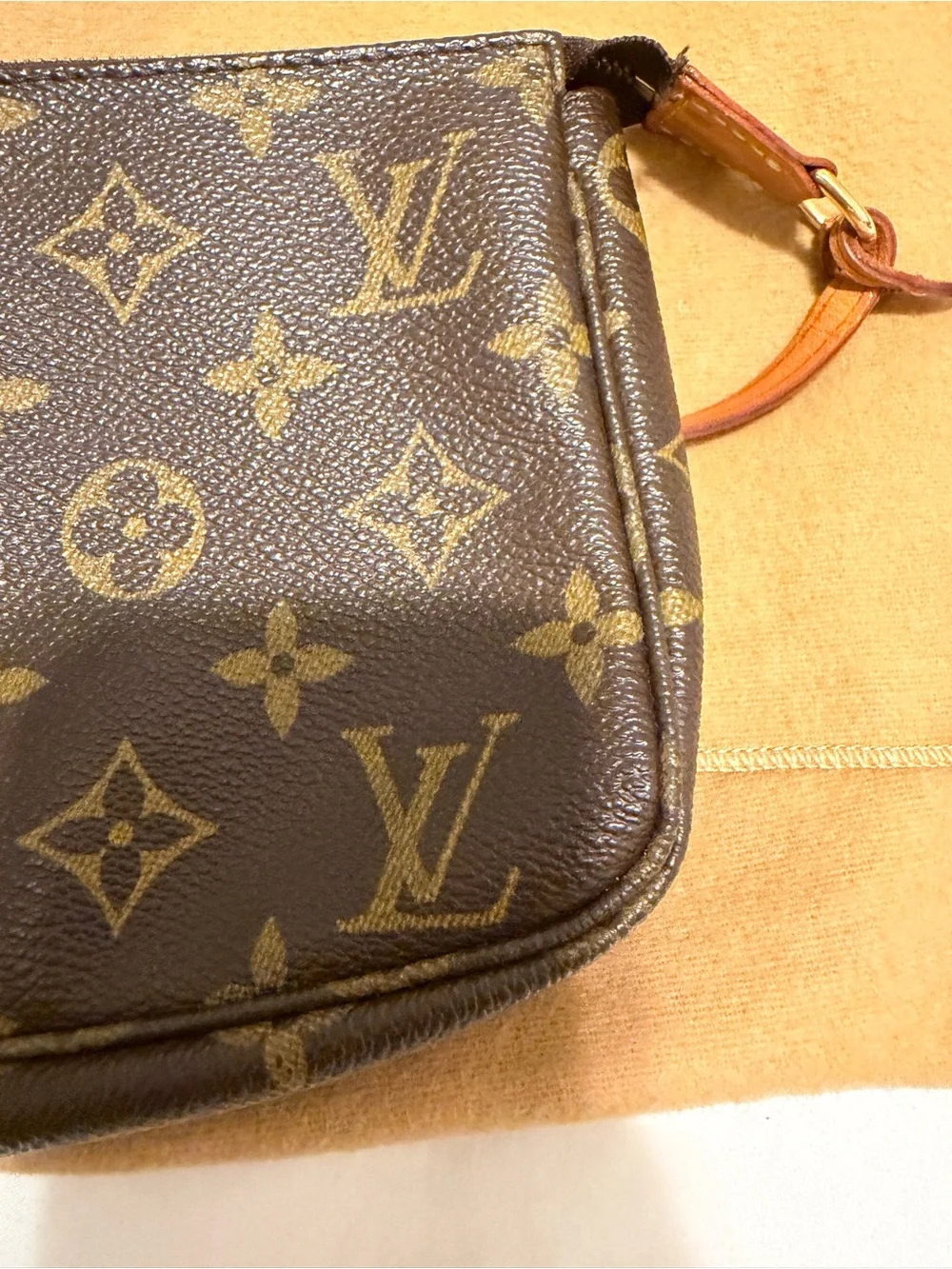 Louis Vuitton receipt shorter